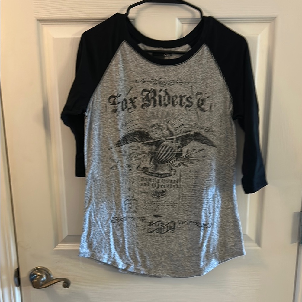 Fox riders raglan large